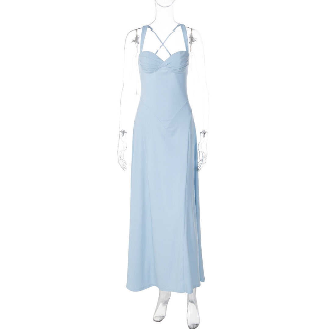 Damen Elegantes Maxikleid mit raffinierten Trägerdetails und schmeichelndem Schnitt Echo Archiv