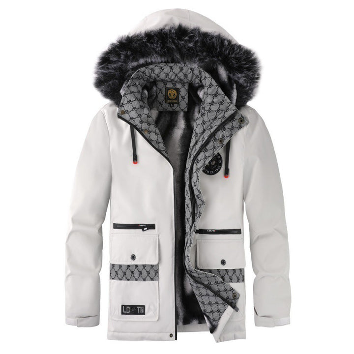 Herren Funktionsjacke mit Kunstfellkragen Echo Archiv