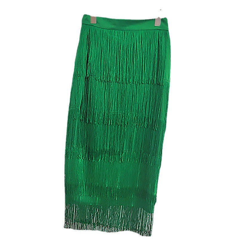 Damen eleganter Fransenrock Echo Archiv