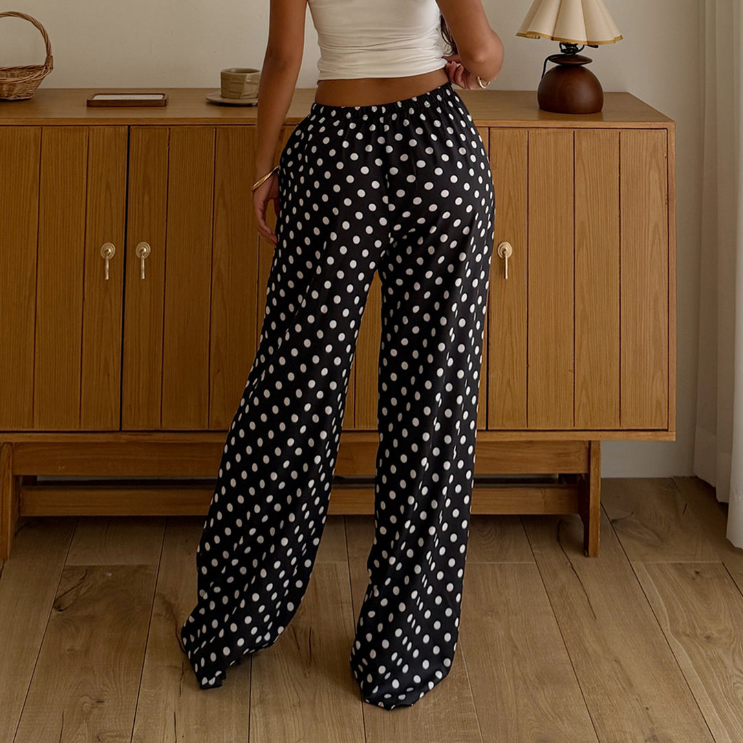 Damen Weite Hose im Polka-Punkte-Design Echo Archiv