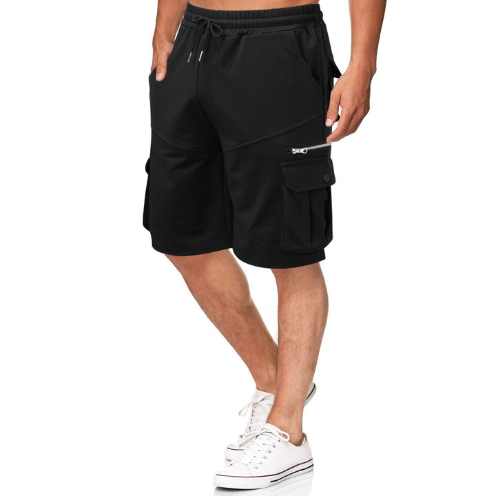Herren funktionale Sport-Shorts mit vielseitigen Taschen und elastischem Bund Echoarchiv