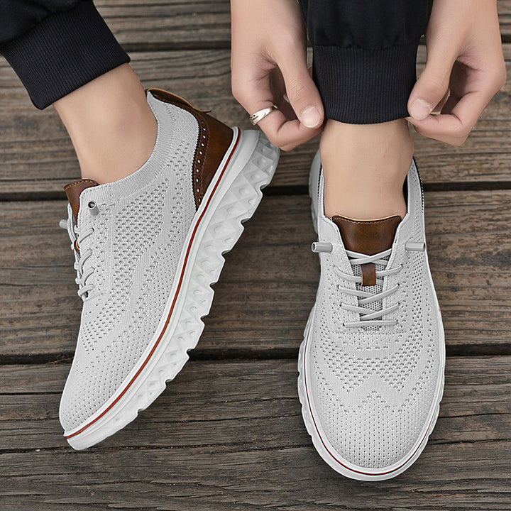 Herren nan atmungsaktive Strick-Sportschuhe mit stoßdämpfender Wabensohle Echo Archiv