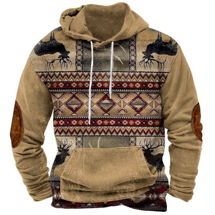 Herren Kapuzenpullover mit Western- und Cowboy-Design Echoarchiv