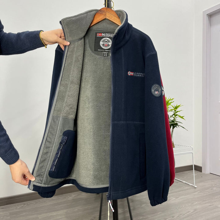 Herren Hohe Funktionale Fleecejacke Echo Archiv