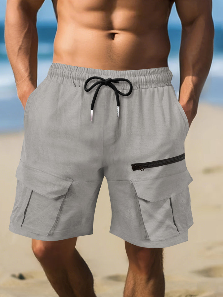 Herren Cargo-Shorts mit multifunktionalen Taschen und elastischem Bund Echoarchiv