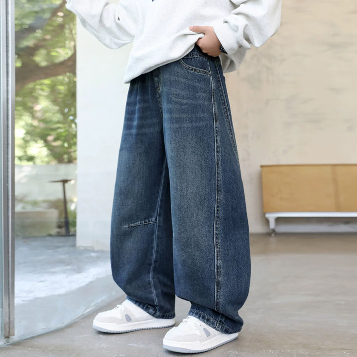 Damen lässige Oversized Jeans Echo Archiv
