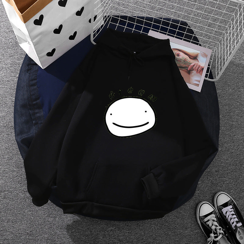 Unisex oversized Kapuzenpullover mit minimalistischem Frontprint und Kängurutasche – Auréline