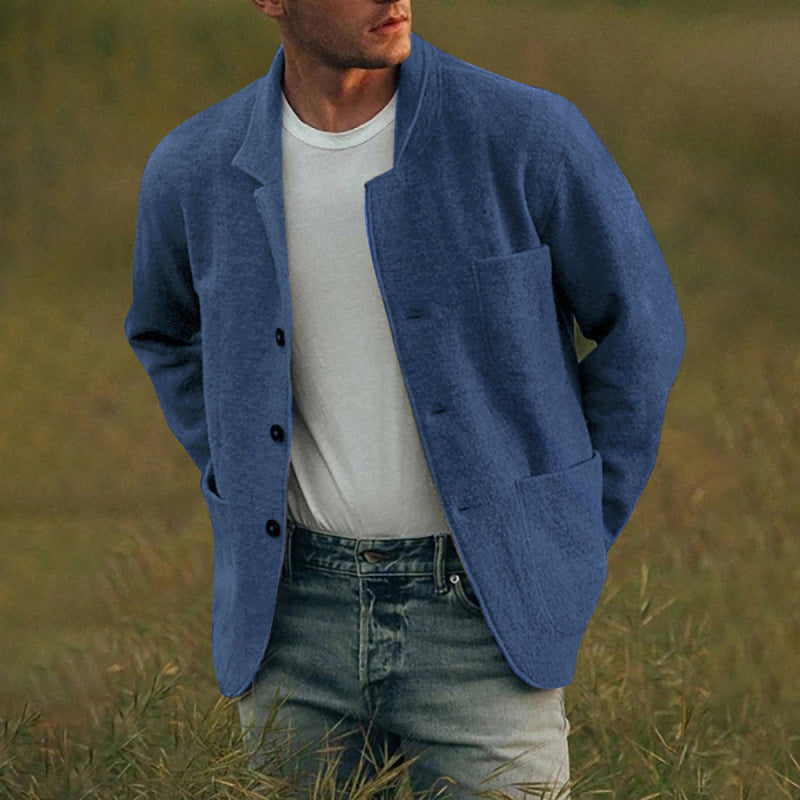 Herren Casual Strickjacke mit praktischen Taschen und modernem Schnitt Echoarchiv