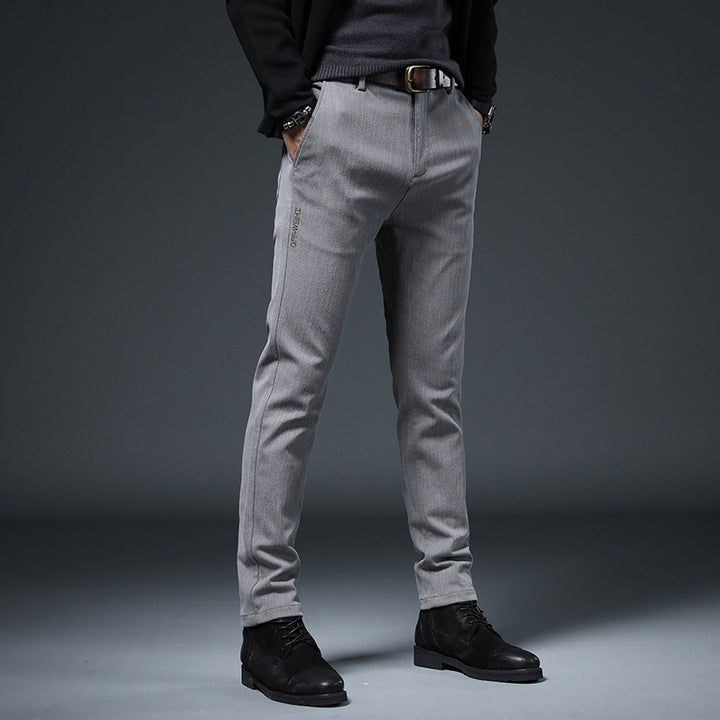 Herren Slim-Fit Freizeithose mit elastischem Bund und praktischen Taschen Echoarchiv