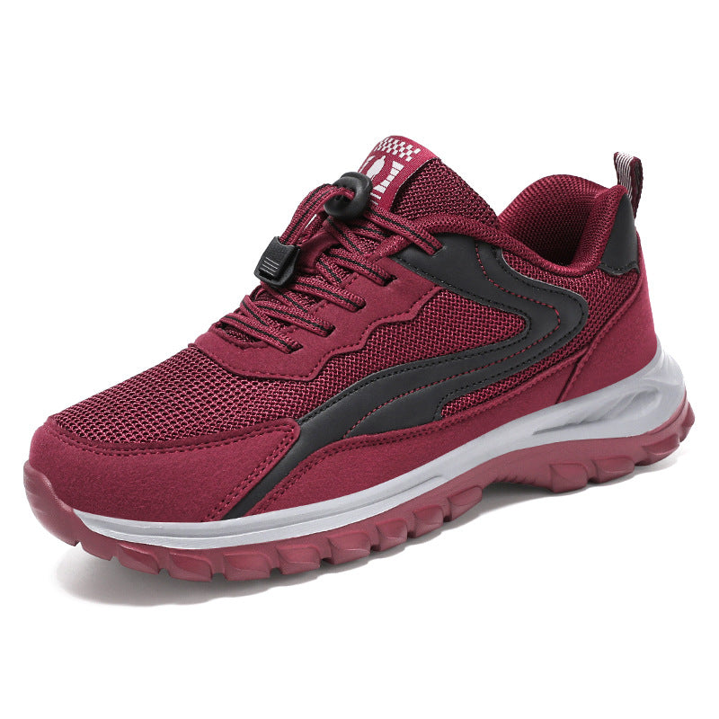 Damen nan robuster Trekking-Sneaker mit profiliertem Geländegriff, stoßdämpfender EVA-Zwischensohle und Schnellzug-Schnürung Echo Archiv