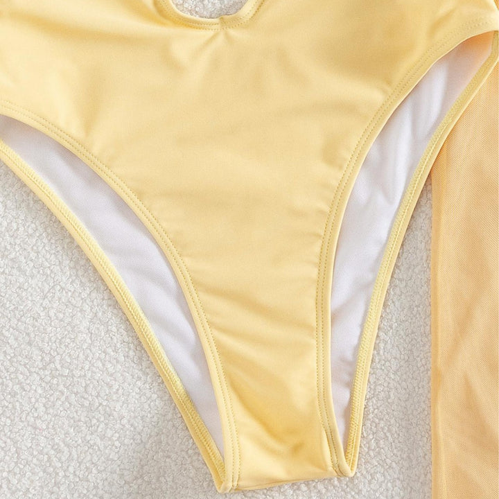 Damen Cut-Out Badeanzug mit einzigartigem Ringdetail Echo Archiv