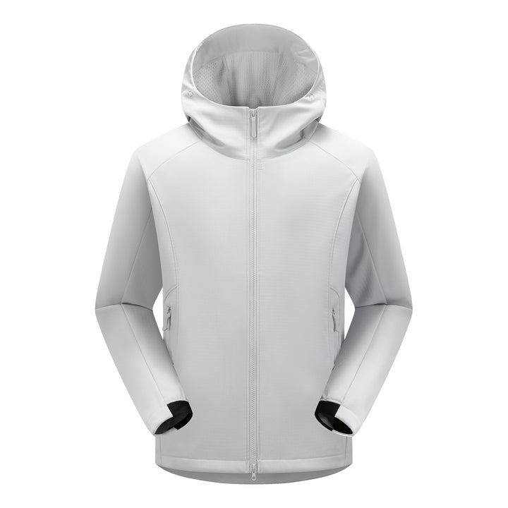 Herren Softshell-Funktionsjacke mit Wattierung, Kapuze & Zwei-Wege-Reißverschluss Echoarchiv