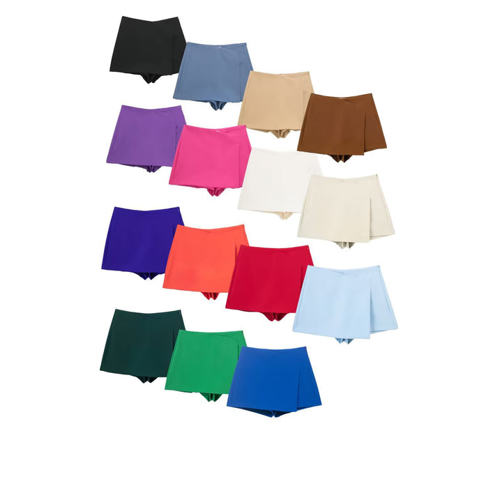 Damen sportliche Shorts mit elegantem Layering-Design Echo Archiv