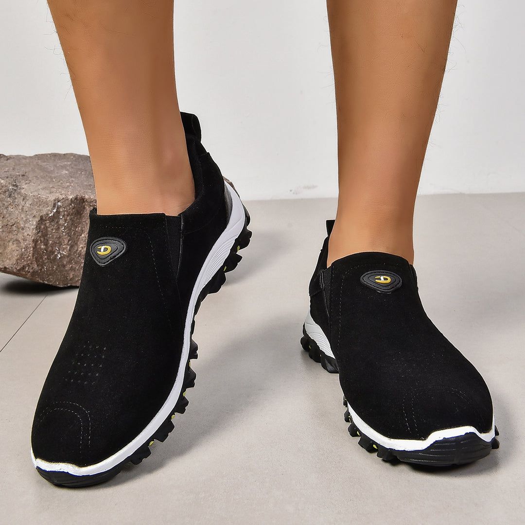 Herren nan sportlicher Schlupf-Sneaker mit elastischem Einstieg stoßdämpfender Profilsohle und gepolstertem Komfortfußbett Echo Archiv