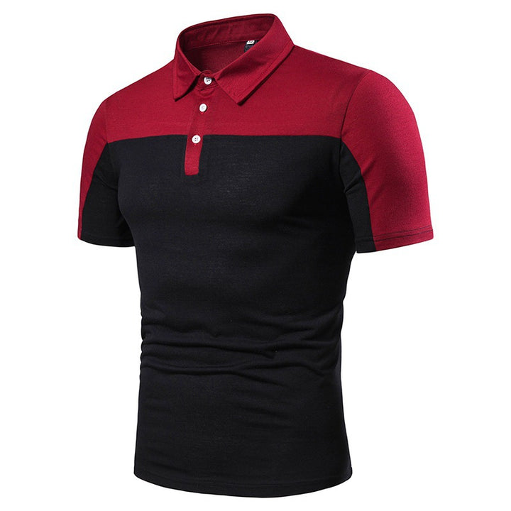 Herren Sportliches Poloshirt mit kreativem Grafikdesign und markantem Schnitt Echoarchiv