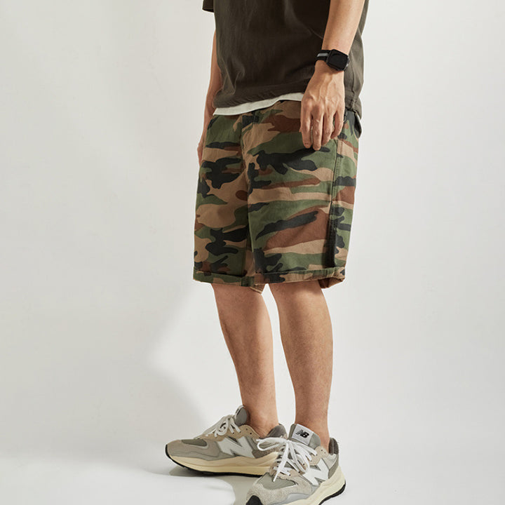 Herren Cargo-Shorts mit funktionalen Taschen und strapazierfähigem Material Echoarchiv