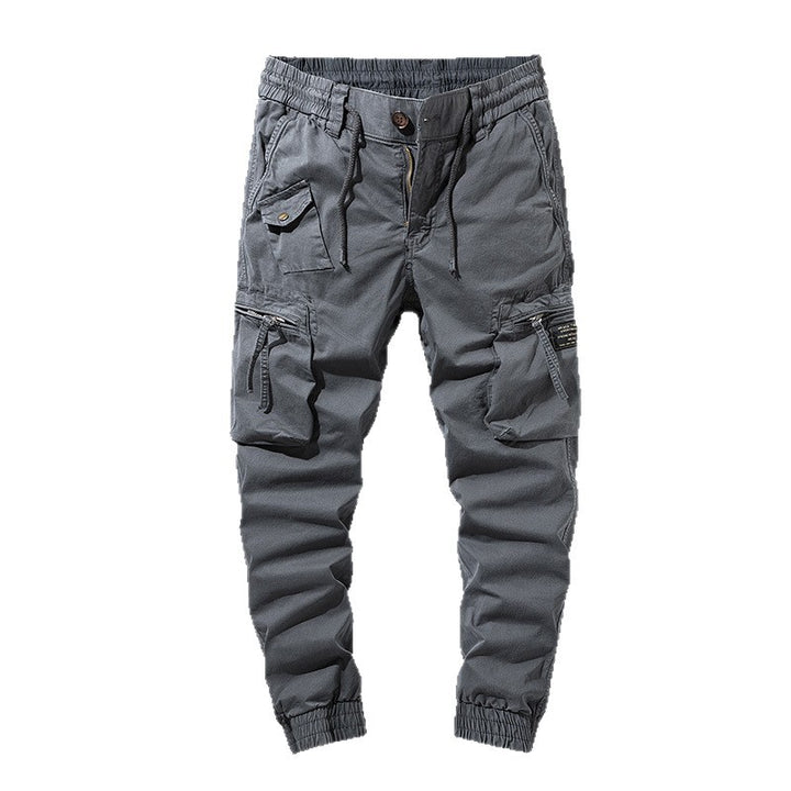 Herren Cargo-Hose mit praktischen Seitentaschen und elastischem Bund Echoarchiv