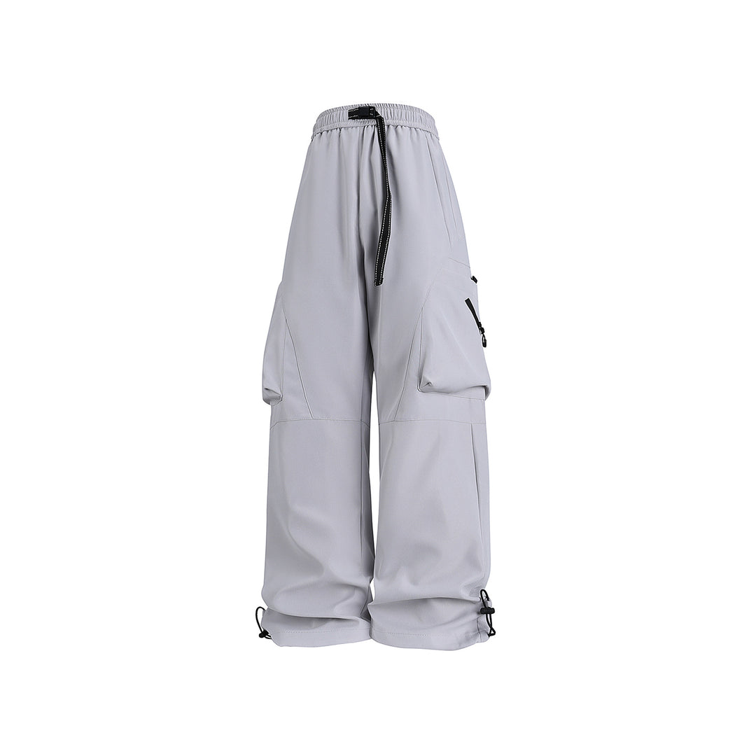 Herren Baggy-Cargo-Hose im Tech-Utility-Stil mit großvolumigen Klapptaschen, elastischem Bund und verstellbarem Kordelsaum Echo Archiv