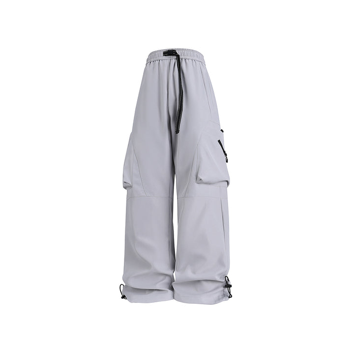Herren Baggy-Cargo-Hose im Tech-Utility-Stil mit großvolumigen Klapptaschen, elastischem Bund und verstellbarem Kordelsaum Echo Archiv