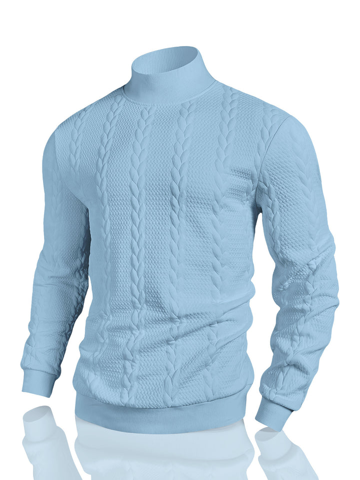 Herren Strickpullover mit hohem Kragen Echoarchiv