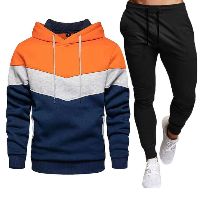 Herren Sportliches Sweatshirt und Jogginghose Set Echoarchiv