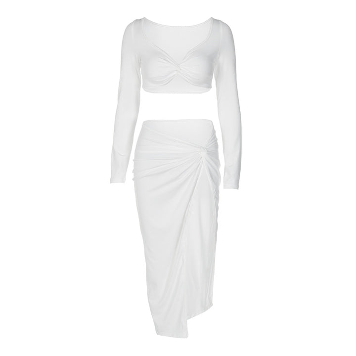 Damen Elegantes Maxikleid mit schulterfreier Gestaltung und drapierter Taillierung Echo Archiv
