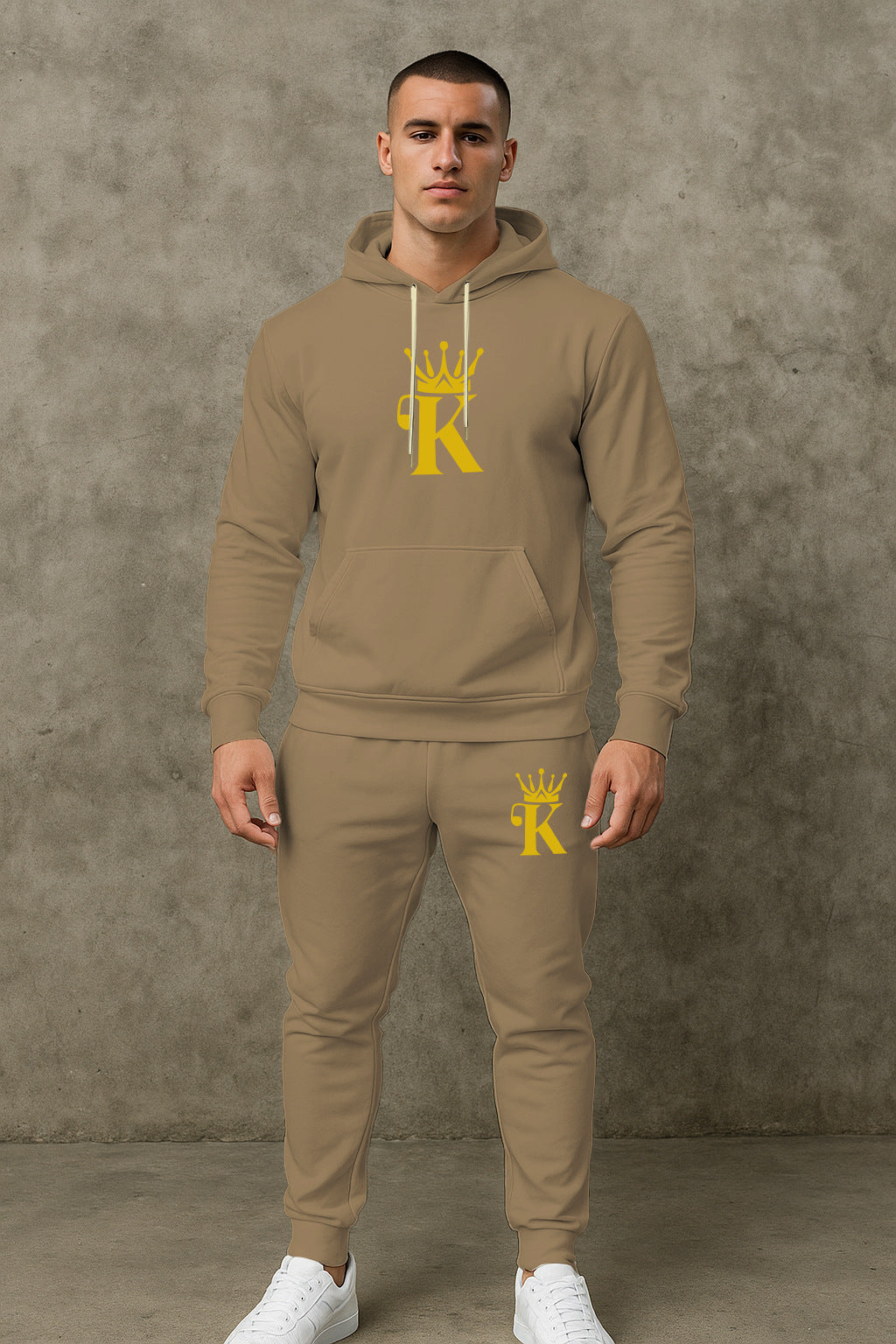 Herren bequemer Hoodie und Jogginghose Set Echoarchiv