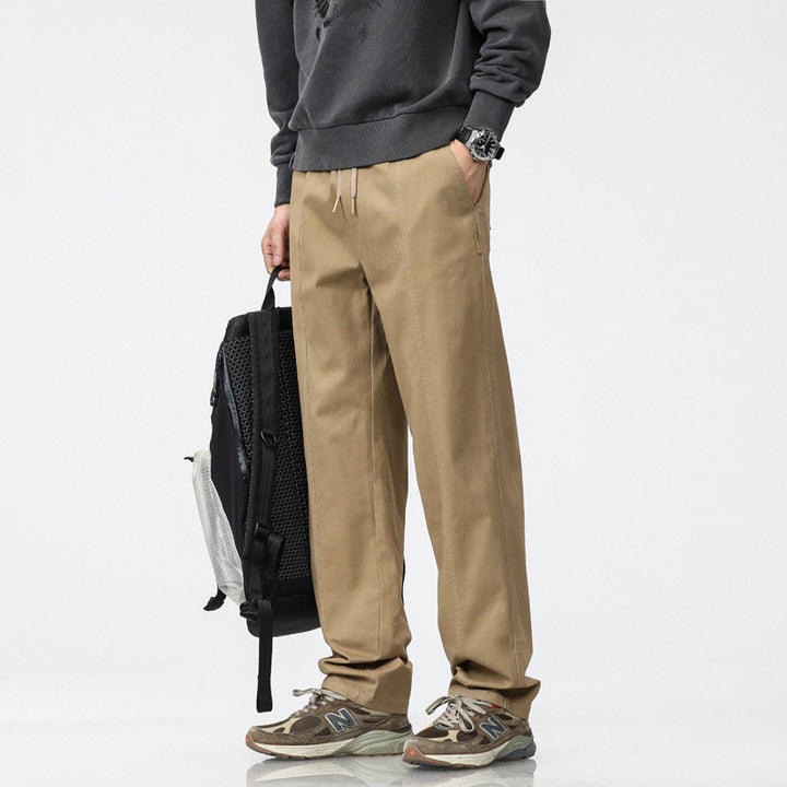 Herren bequeme Freizeit-Hose mit elastischem Bund und seitlichen Eingrifftaschen Echoarchiv