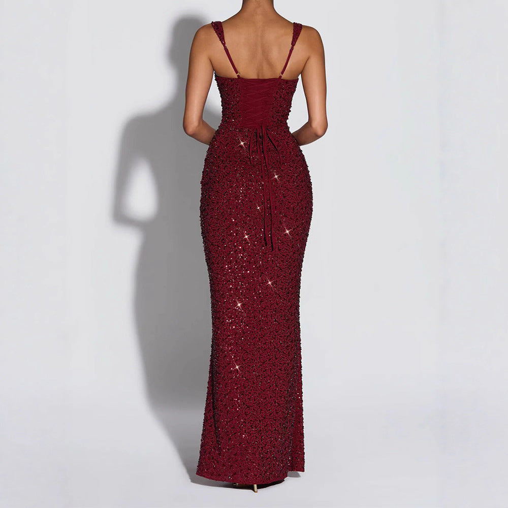 Damen glamouröses Abendkleid Echoarchiv