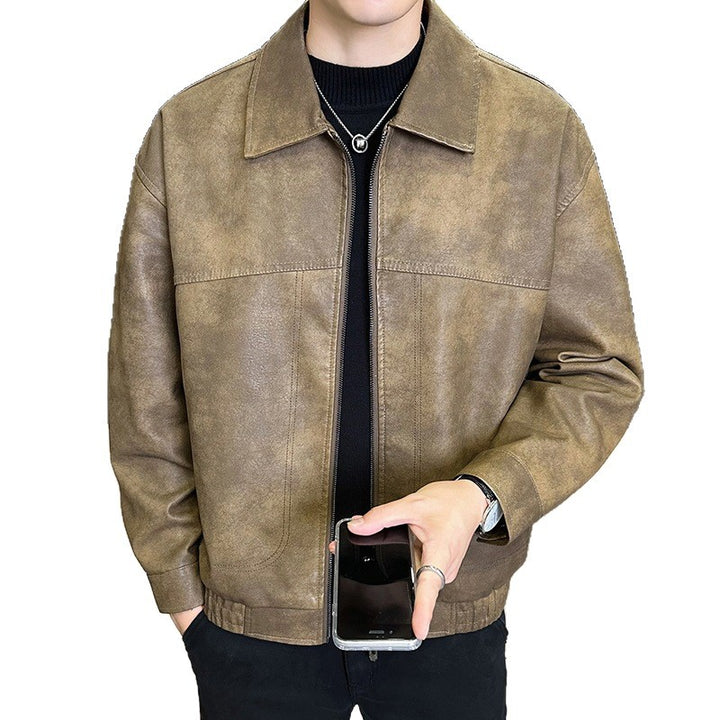 Herren Modische Jacke im Lederlook Echo Archiv