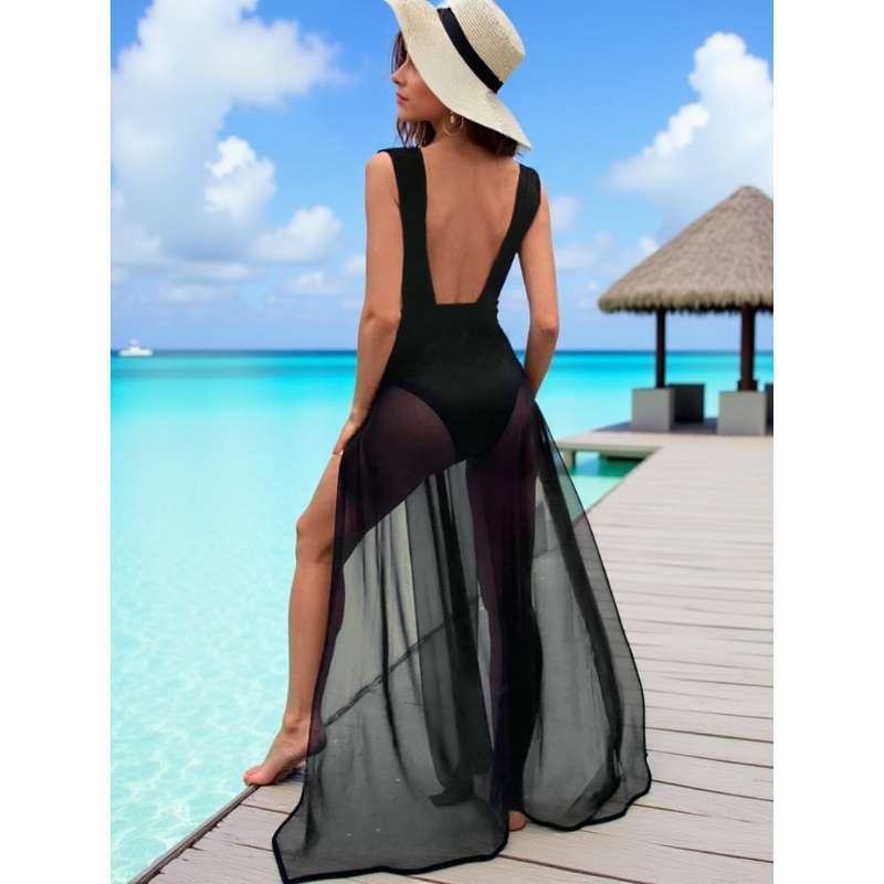 Damen Strandkleid mit eleganter Applikation Echo Archiv