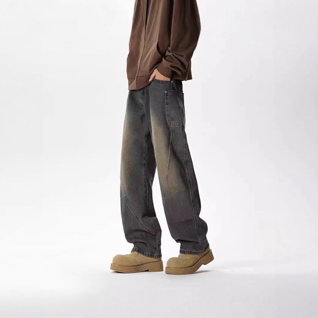 Herren Weitgeschnittene Casual Jeans Echoarchiv