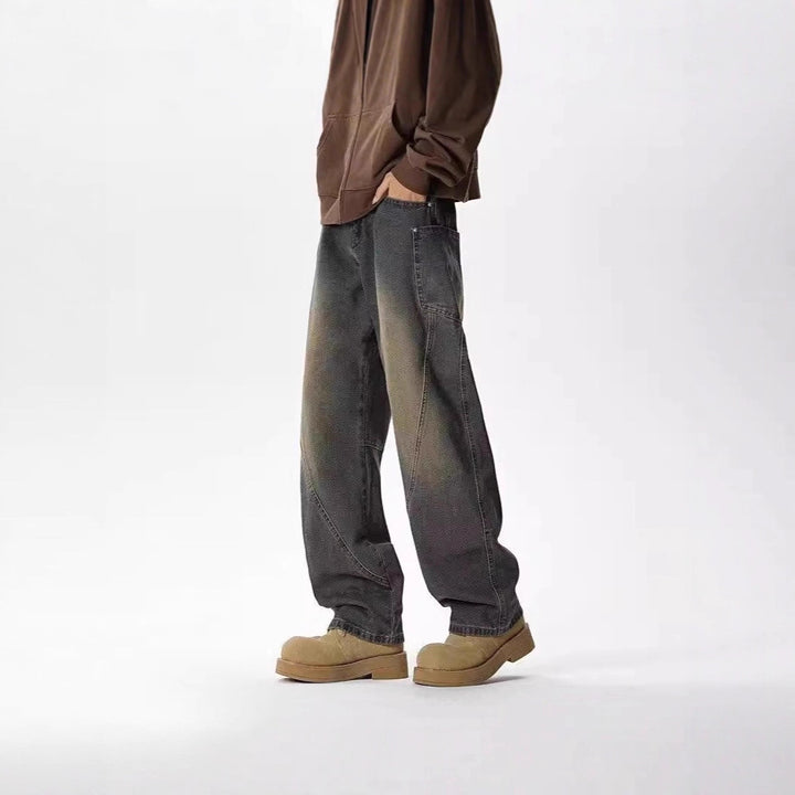 Herren Weitgeschnittene Casual Jeans Echoarchiv