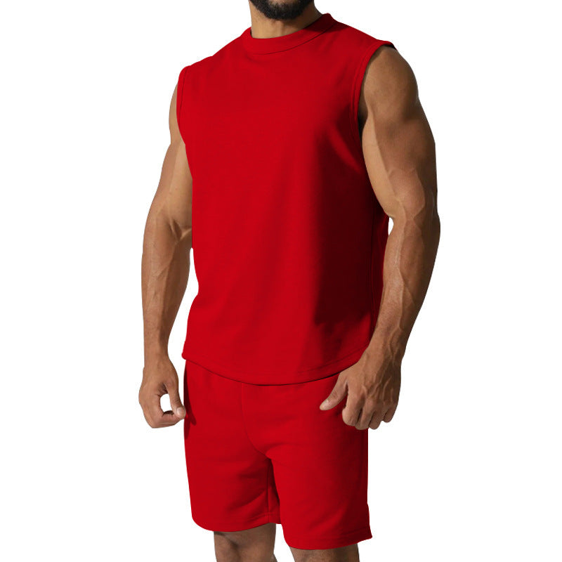 Herren sportliches Kurzarm-Set aus atmungsaktivem Material Echoarchiv