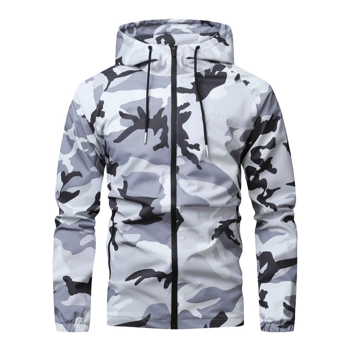 Herren Sportliche Camo-Funktionsjacke Echo Archiv