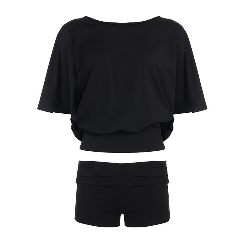 Damen Sportliches Oberteil und Shorts-Set Echo Archiv