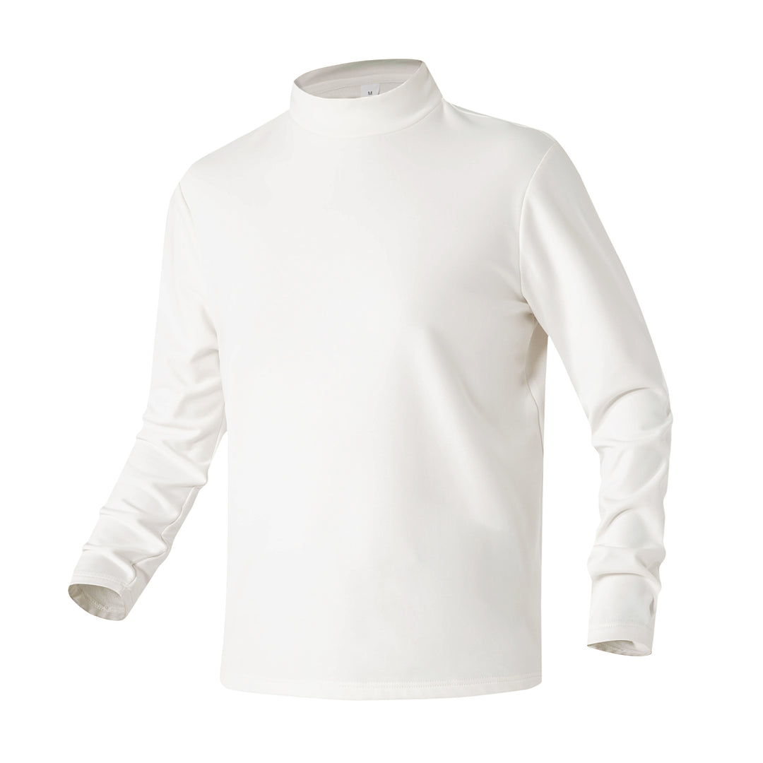 Damen Slim-Fit Langarmshirt mit Stehkragen aus funktionalem Jersey Echo Archiv