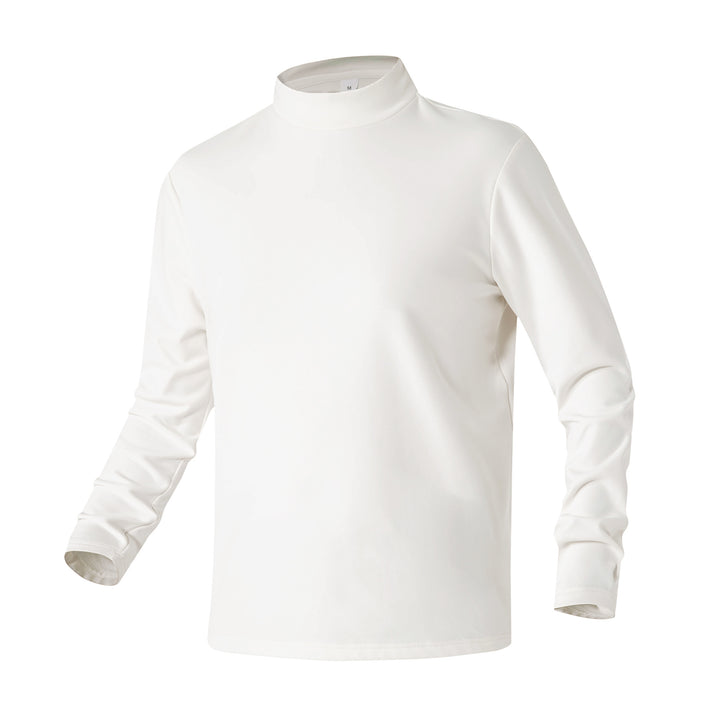 Damen Slim-Fit Langarmshirt mit Stehkragen aus funktionalem Jersey Echo Archiv