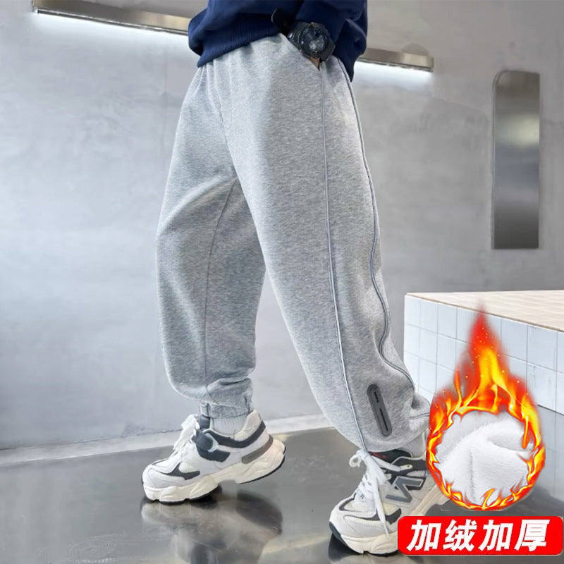 Herren Sportliche Fleece-Hose Echo Archiv