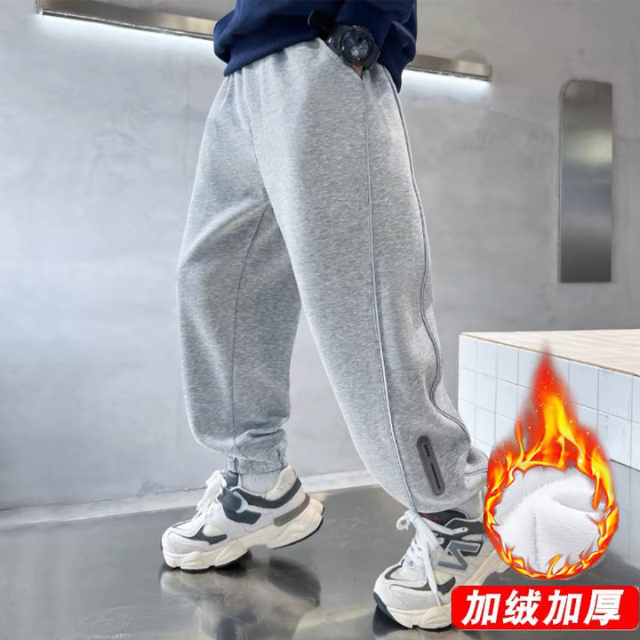 Herren Sportliche Fleece-Hose Echo Archiv