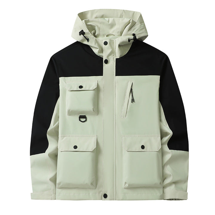 Herren Technische Utility-Fieldjacke mit Kapuze, Mehrfachtaschen und windabweisender Shell Echo Archiv