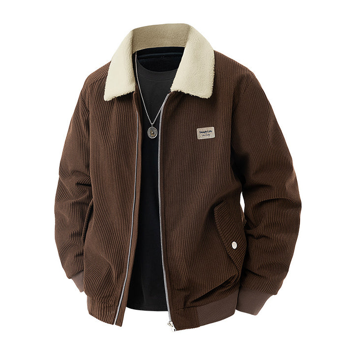 Herren Kuschelige Cordjacke Echo Archiv
