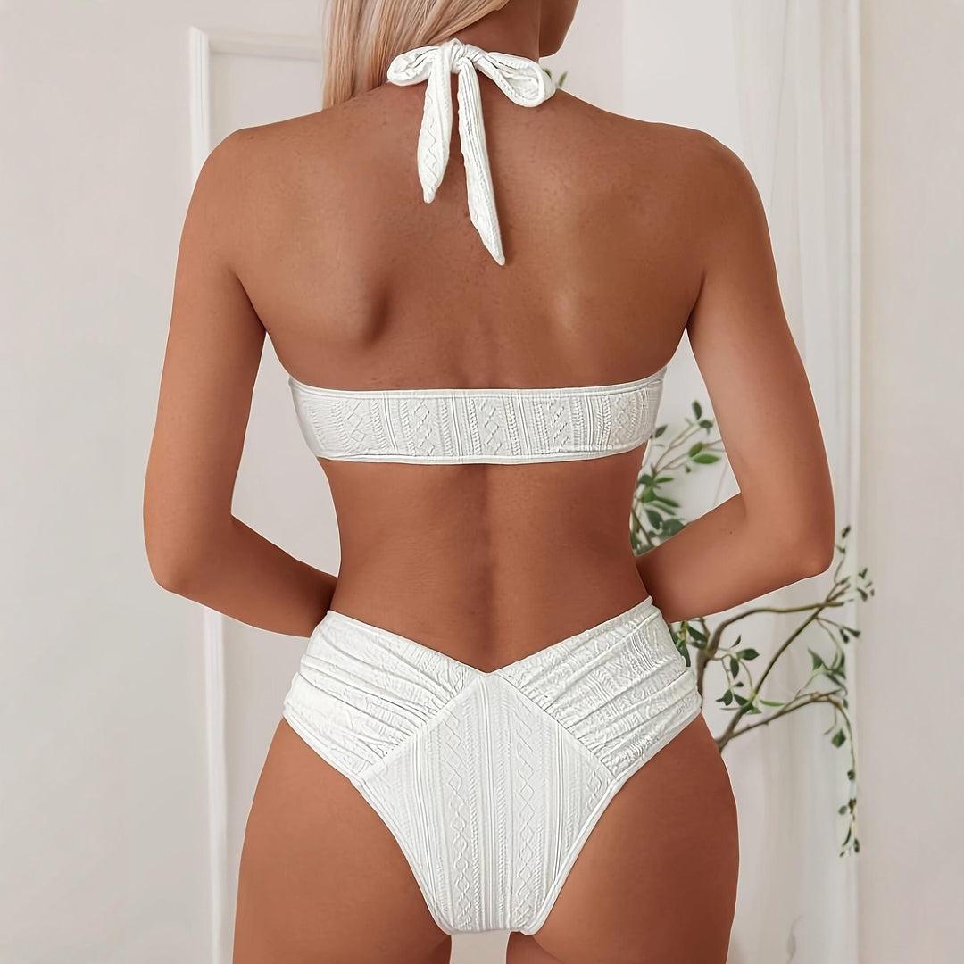 Damen Bandeau-Bikini mit innovativem Wickel-Design und figurschmeichelndem Schnitt Echo Archiv