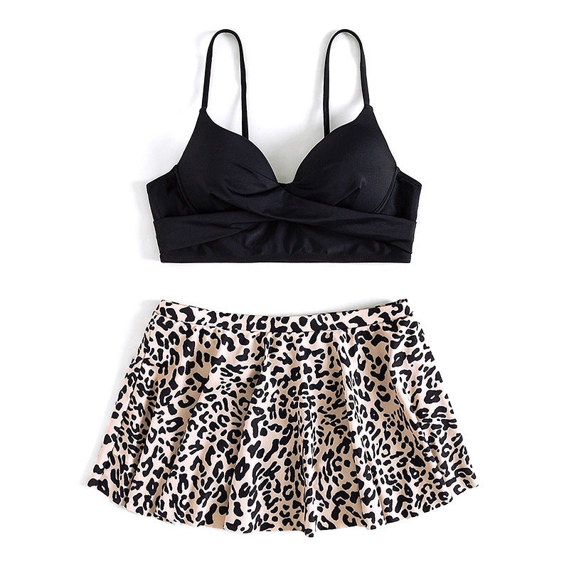 Damen Badeset mit Wickelrock und Bikinitop Echo Archiv