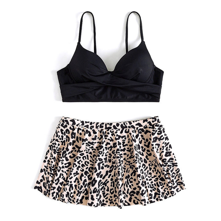 Damen Badeset mit Wickelrock und Bikinitop Echo Archiv