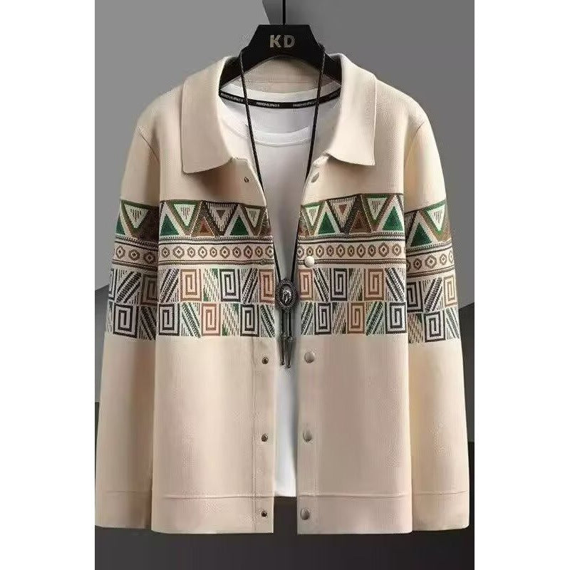 Damen Jacke mit einzigartigem geometrischem Muster Echoarchiv