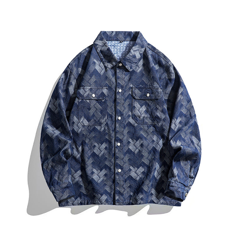 Herren lässige Overshirt Echoarchiv