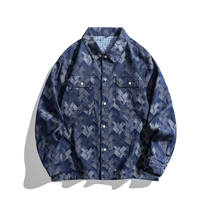 Herren lässige Overshirt Echoarchiv
