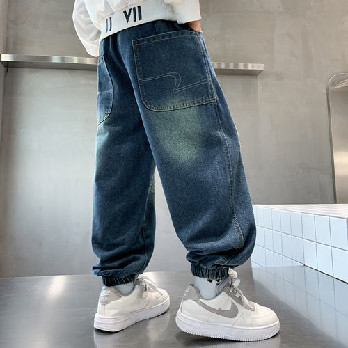 Unisex lässige Sweatpants mit elastischem Bund und tiefen Taschen Echo Archiv