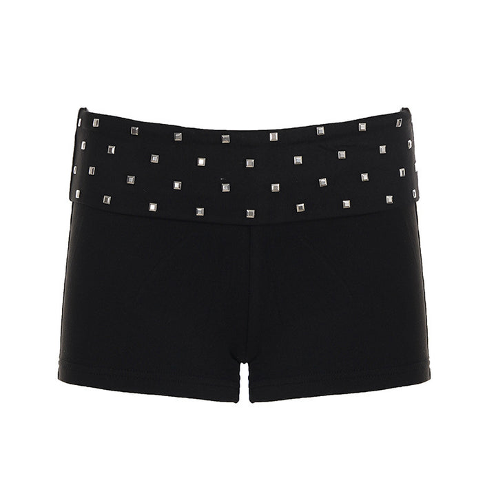Damen modische Shorts mit glitzerndem Steinbesatz Echo Archiv